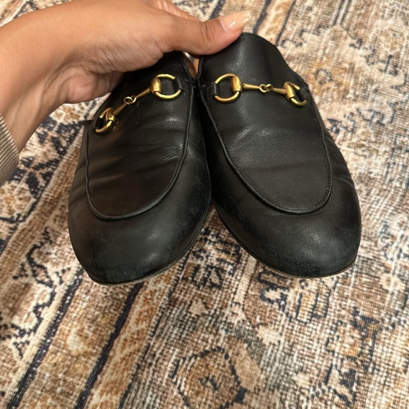 Gucci Princetown Leather Mules - Picture 4 of 4